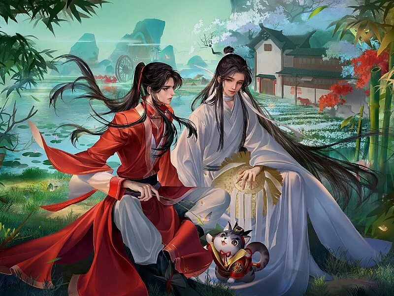 Се лянь небожители дунхуа. Дунхуа мосян тунсю. Аниме тянь ци. Благословение небожителей / tian guan ci fu. Се лянь аниме.