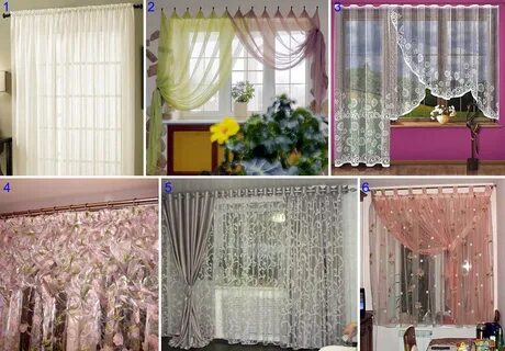 Как тюль сделать коротким