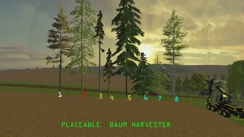 Деревья farming simulator