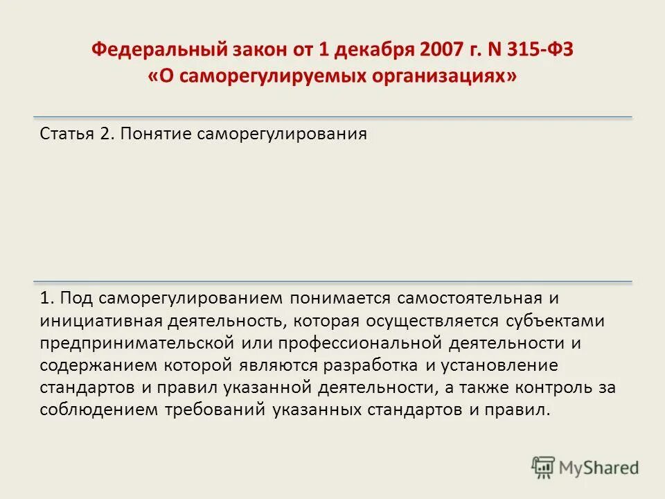 ФЗ 315. Закон о саморегулируемых организациях. ФЗ О саморегулируемых организациях. Федеральный закон об СРО. Статья саморегулируемые организации