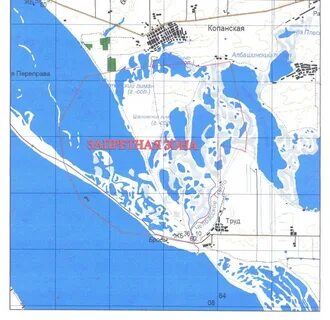 Копанская краснодарский край на карте
