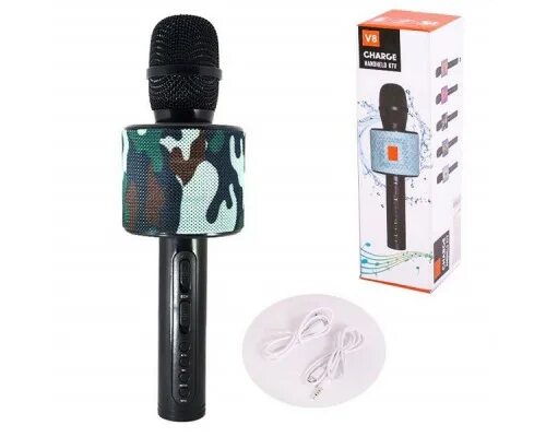 Микрофон беспроводной charge v8/ot-erm01 (bluetooth, динамики, usb). Микрофон v8. Charge микрофон. Charge микрофон. Микрофон charge v8.