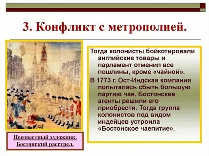 Причины конфликта на английском