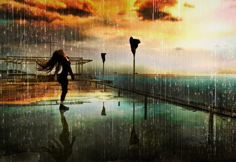 I was dancing in the rain