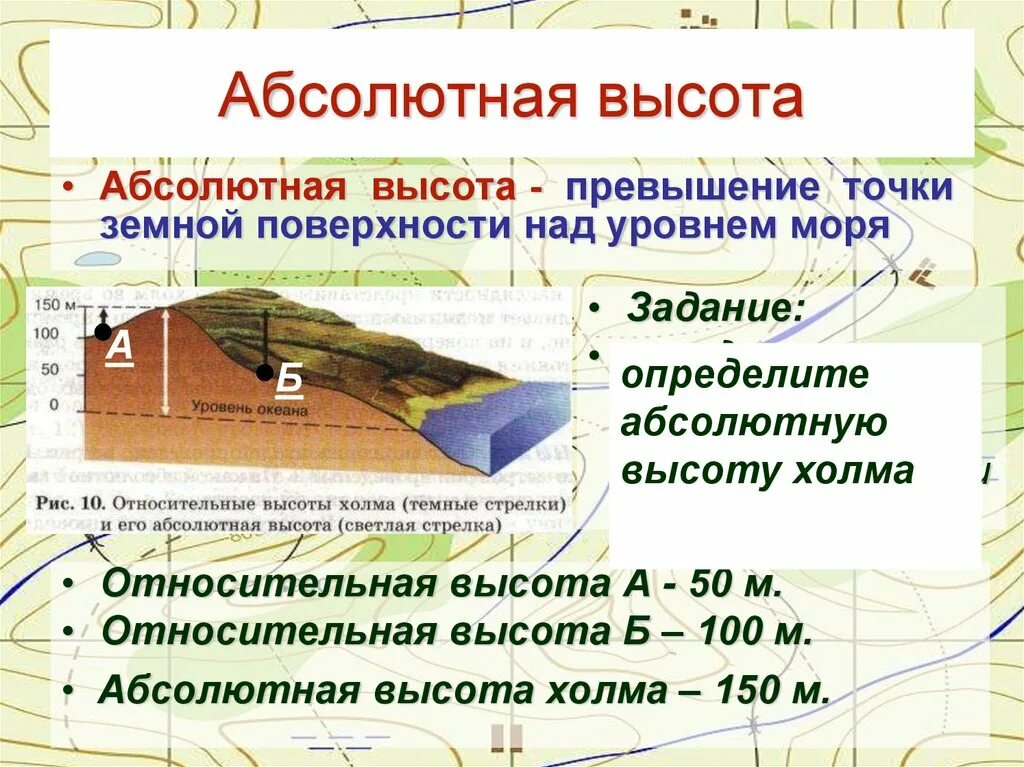 Относительная высота. Абсолютная и Относительная высота. Абсолютная высота и Относительная высота. Абсолютная высота точки земной поверхности это. Что такое Относительная и абсолютная высота местности.