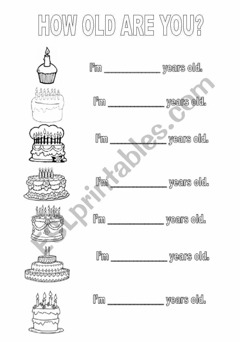 How old are you worksheet. How old are you задания. how old are you задания для детей. how old are you упражнения. how old are you задания на англ.