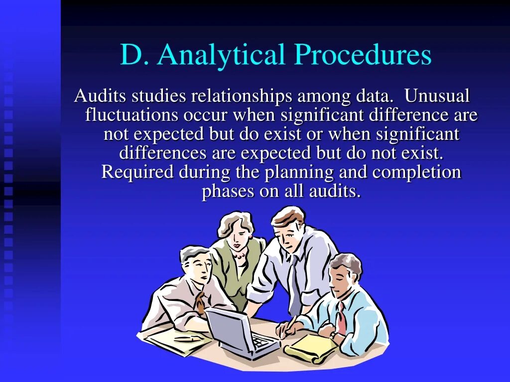 Audit planned. Analytical procedures in audit. analytical. audit planning.