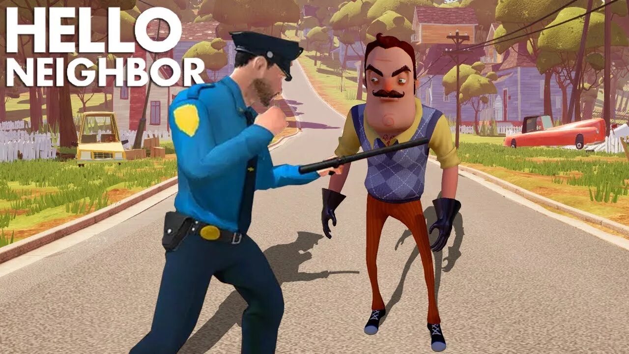 Привет сосед полицейский. Hello Neighbor 2 полиция. Полицейский из привет сосед 2. Мороженщик привет сосед.