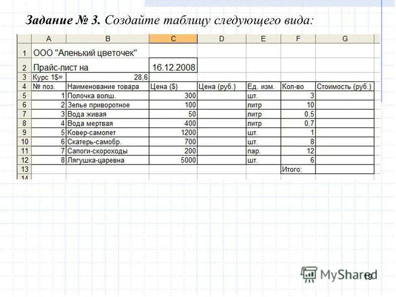 задачи по информатике создание таблиц. задание электронные таблицы. задания по электронным таблицам 9 класс. практические задания в электронной таблице. таблица с задачами для информатики.
