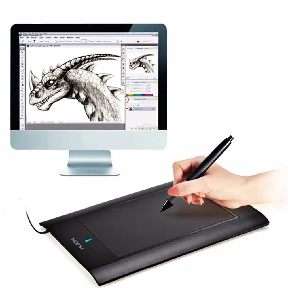 Как выбрать графический. Huion h580. Huion 580. Графический планшет хуён. Helion графический планшет.