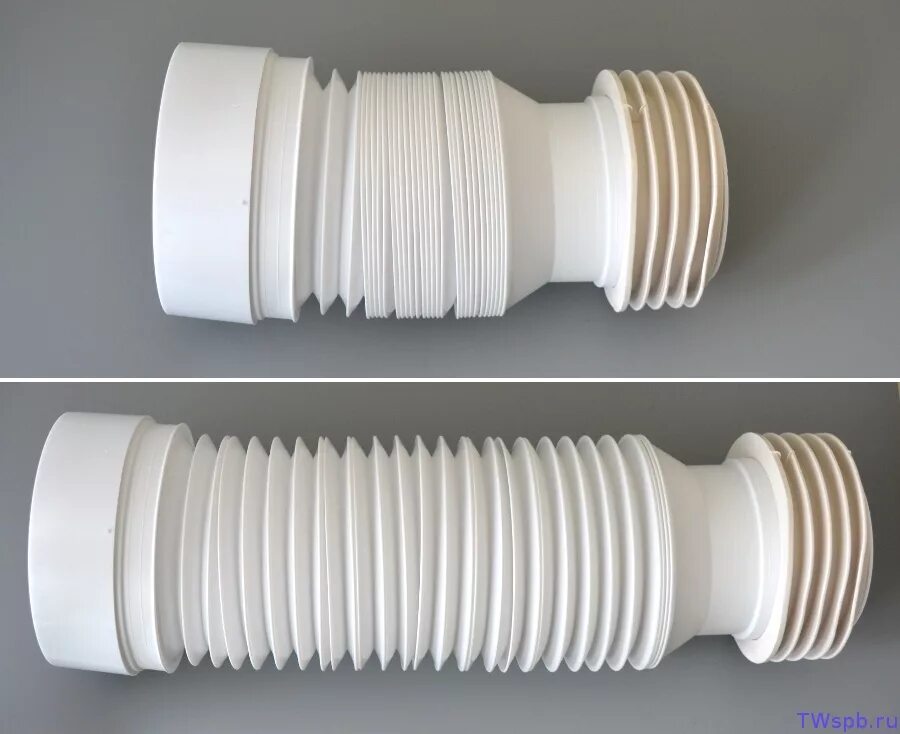 Удлинить гофру. Гофра для унитаза Orio c-990. Гофра для унитаза 110мм l=220-520мм для чугунных труб Орио c-990-l.
