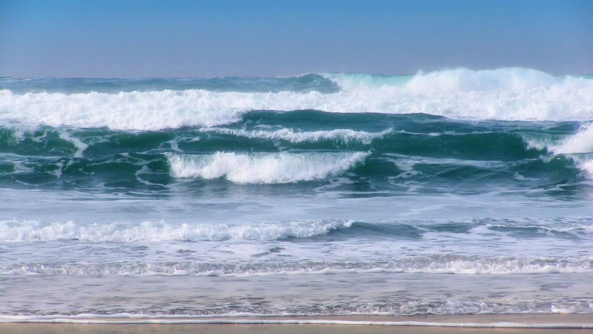 Океан. Море, волны. Океан волны. Пляж волны. Волна с волною спорит