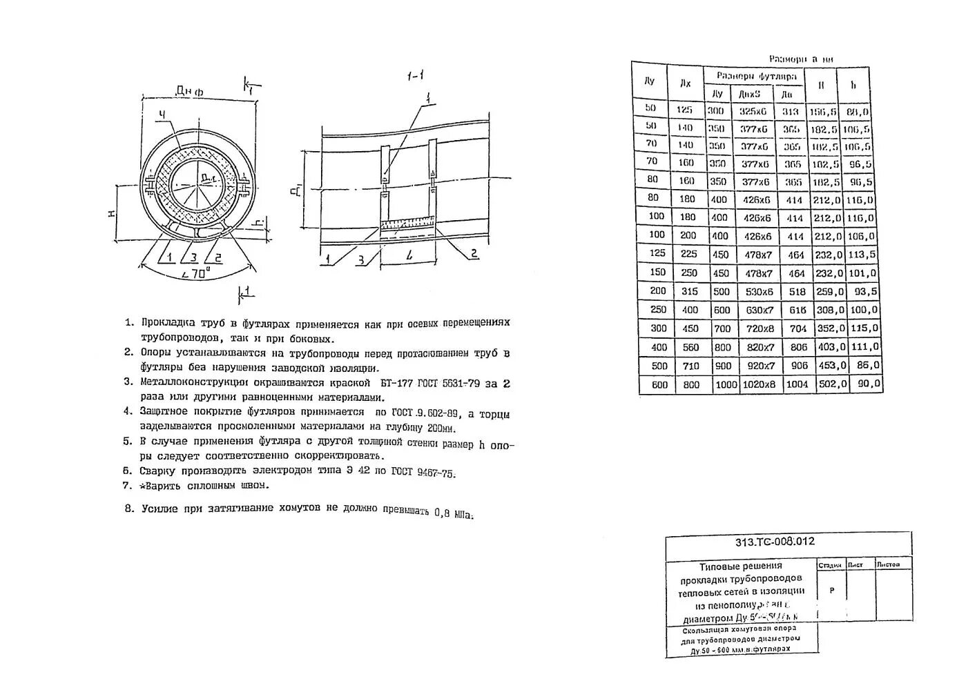 Опора футляра. Скользящая хомутовая опора 313 тс-008.012. 313 тс-008.012 опоры. опора атр 313.тс-008.012. опоры для прокладки труб в футляре 313.тс-007.012 и 313.тс-008.012.
