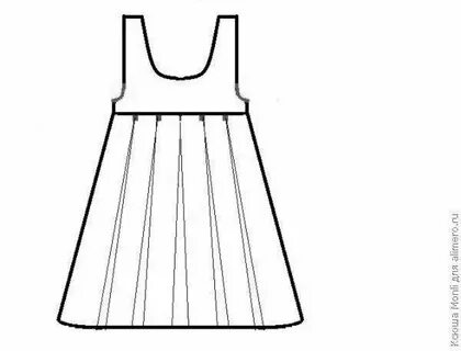 Рисунки сарафанов