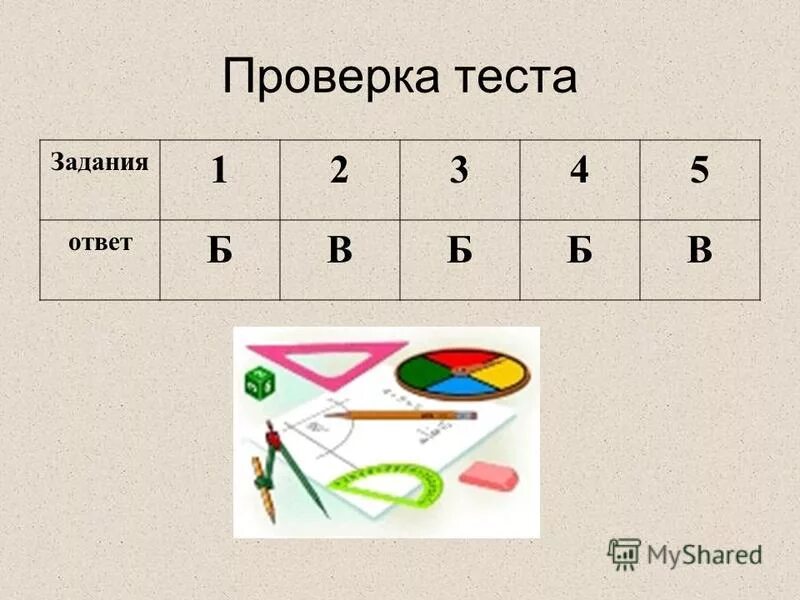 Арифметический тест 1