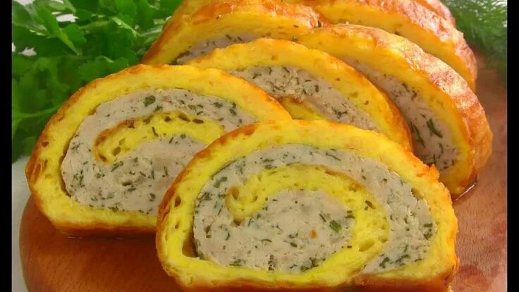 Куриный фарш рулет рецепты с фото Куриные рулетики с яйцом пошаговый рецепт с фото на Повар.ру