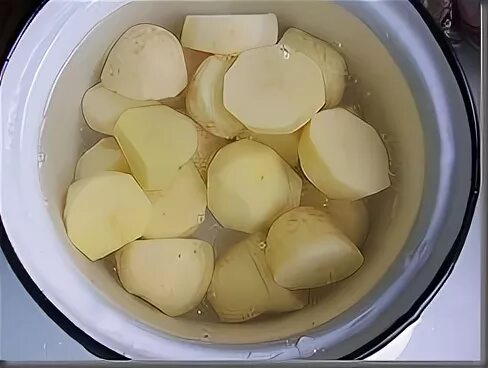Картошка вареная с молоком