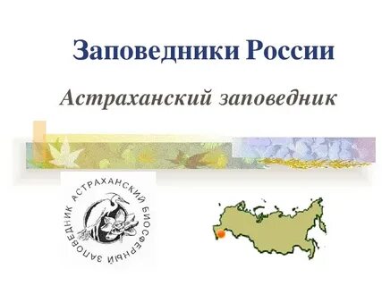 1 российский заповедник