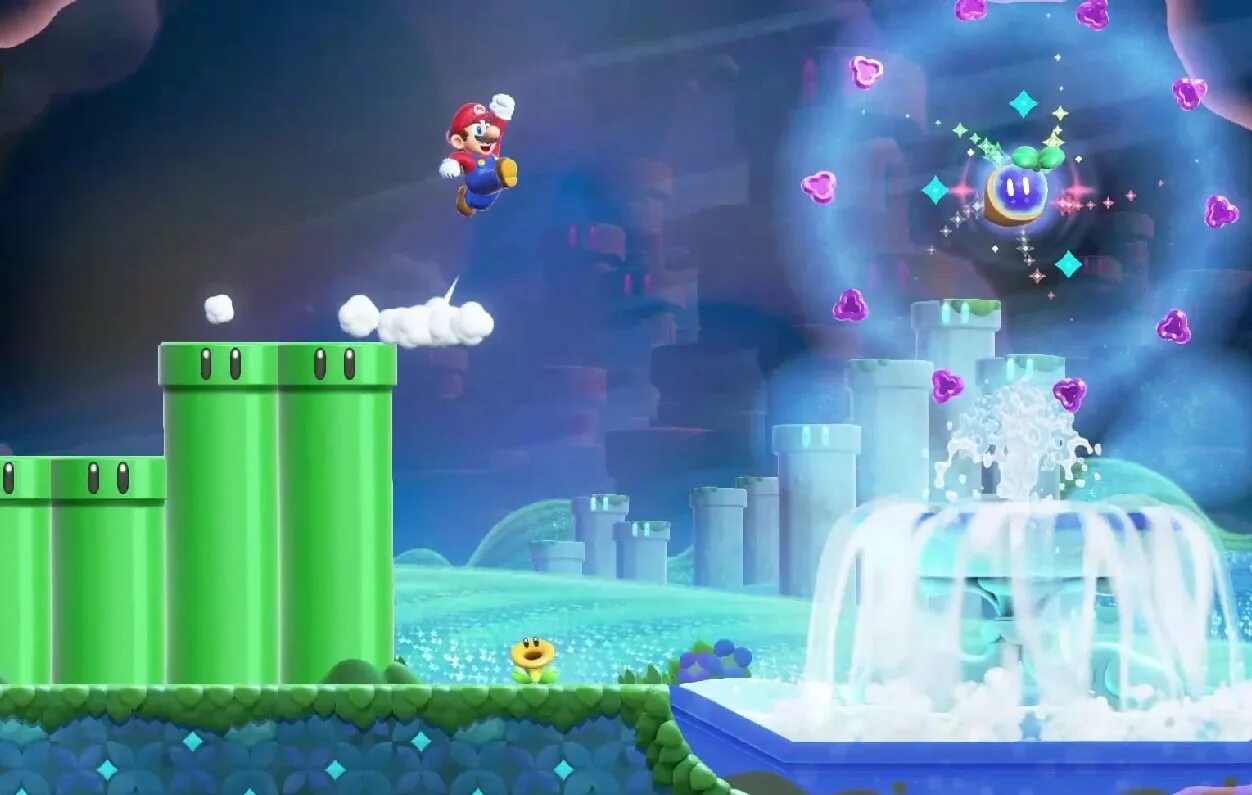 Mario wonder уровни