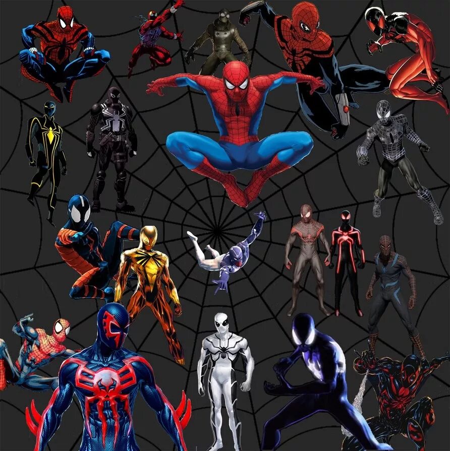 Какой есть человек паук. Spider-verse костюм marvel&#039;s. сага мультивселенной марвел. человек паук из всех вселенных. человек паук мультивселенная.