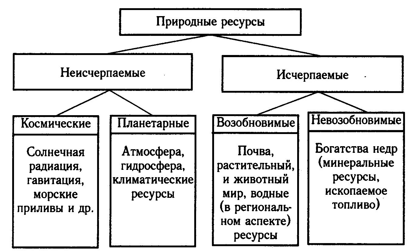 Перечислите классификацию ресурсов. Составьте схему классификации природных ресурсов. составьте схему природных ресурсов и их виды. исчерпаемые и неисчерпаемые природные ресурсы таблица. составьте схему виды природных ресурсов.