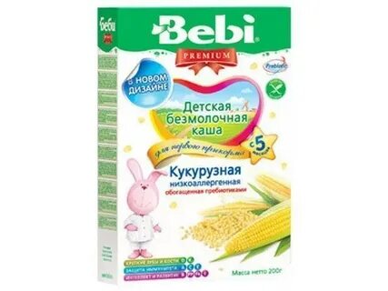 Безмолочная каша с 4 месяцев