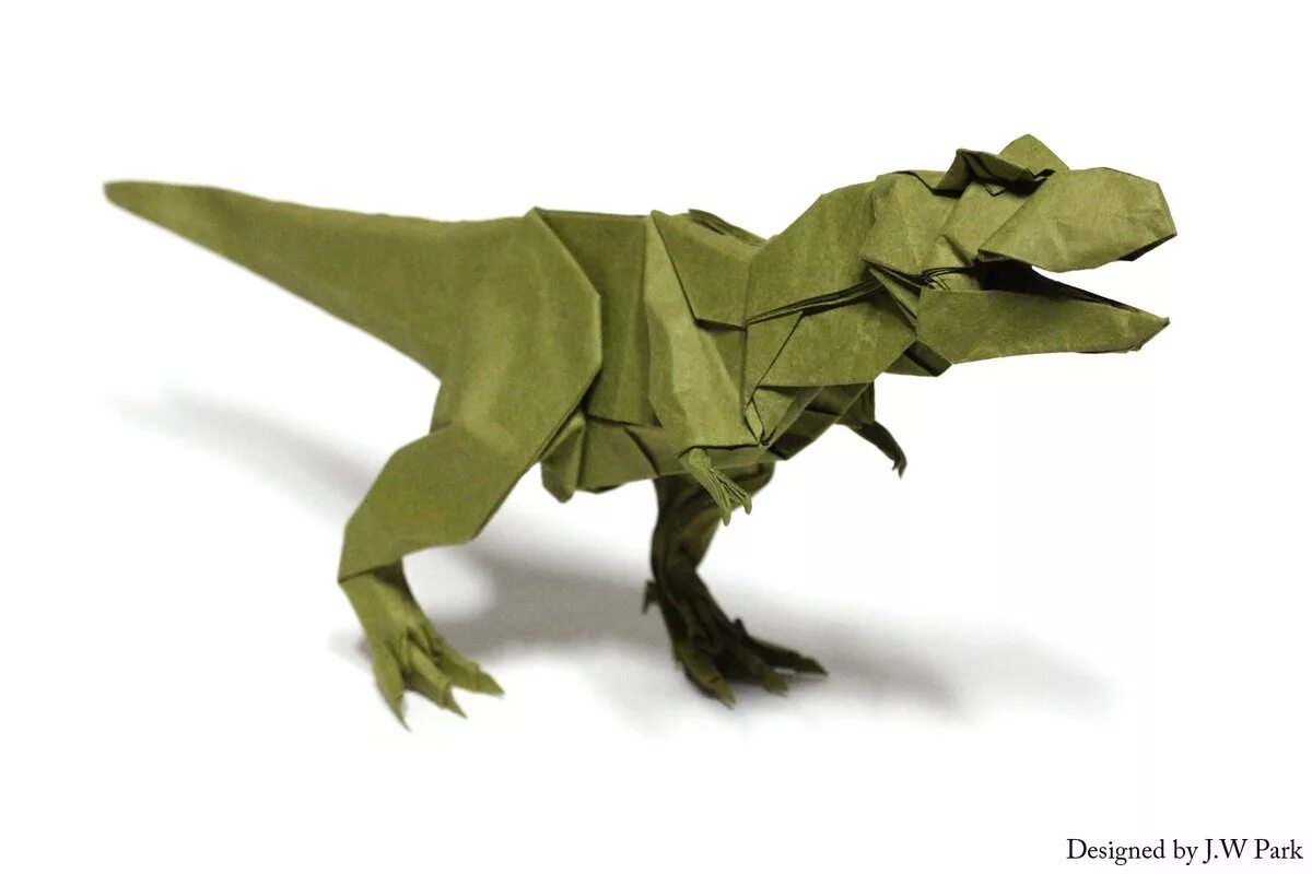 оригами динозавр из бумаги. динозавры. оригами динозавр тирекс. как делать динозавра из бумаги. оригами динозавр схема тирекс.