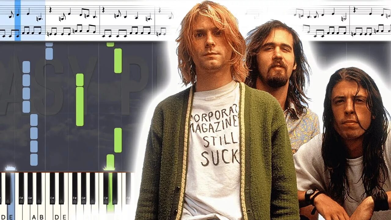 Участники группы нирвана. Spirits midi. Нирвана не группа. Нирвана кавер пианино. Spirits midi.