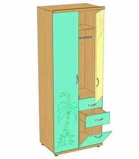 Детский шкаф с штангой