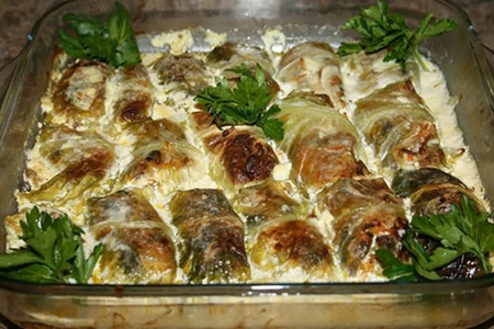 ленивые голубцы в духовке. голубцы в духовке время.