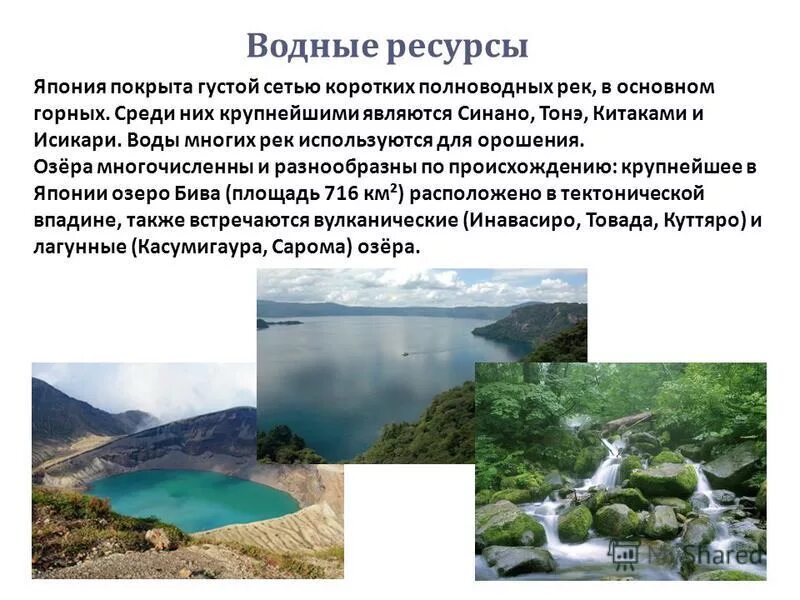 Ресурсы и их использование японского моря. Ресурсы и их использование японского моря