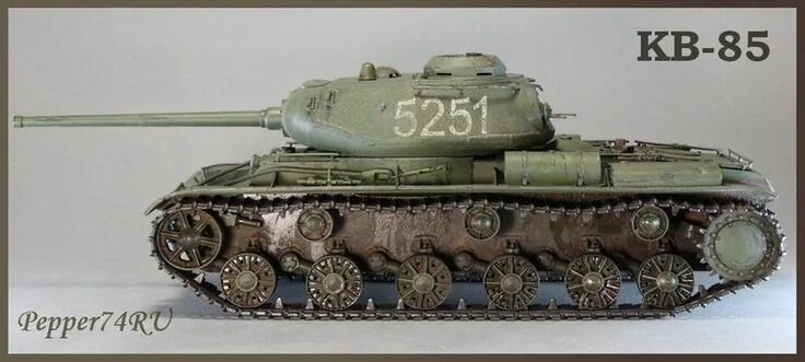 Сборная модель танк КВ-85 1:35 арт.01569 Trumpeter Купить на Настолках
