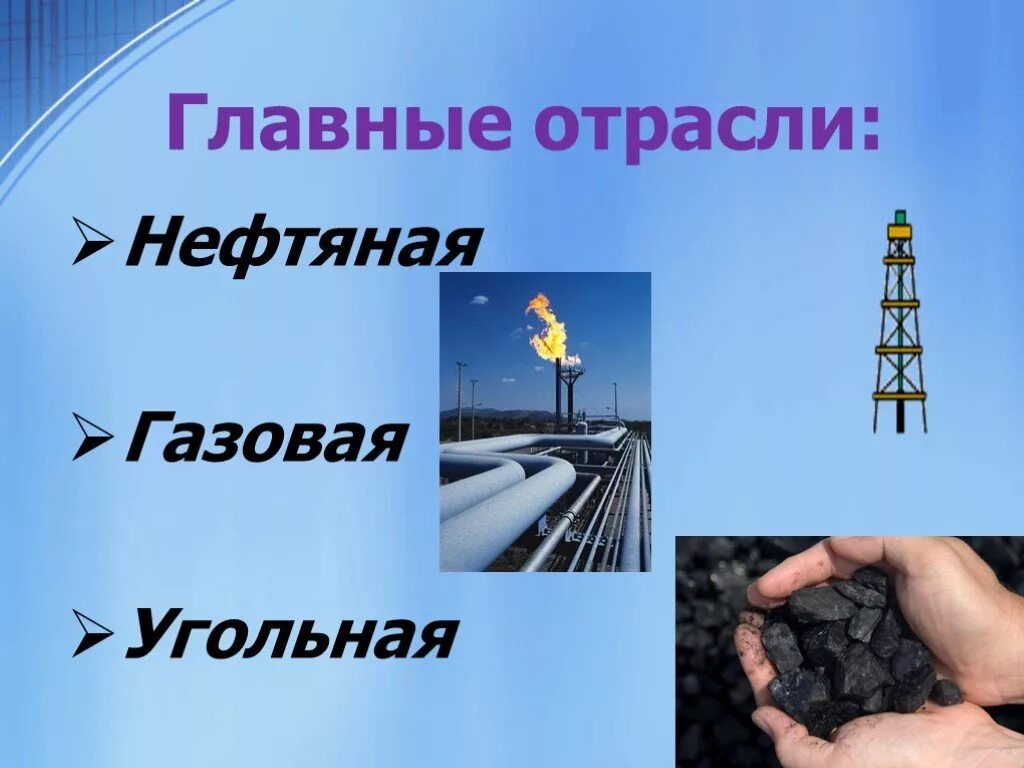 Главный газ. Нефтяная газовая угольная. Нефтяная газовая угольная промышленность. Нефть ГАЗ уголь. Нефтяная газовая угольная промышленность презентация.