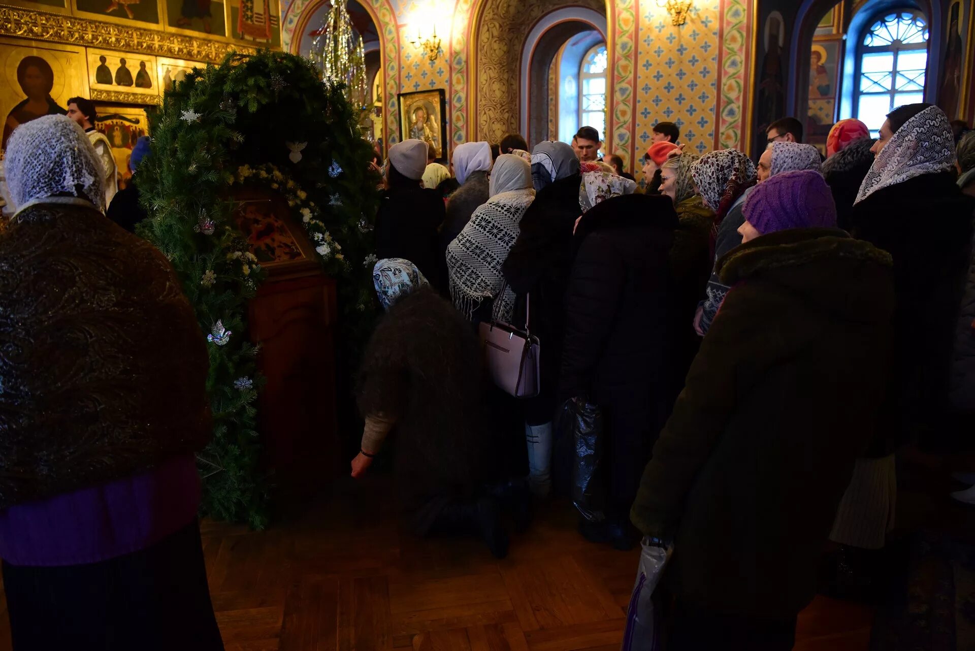 богослужение в храме михаила архангела в царицыно