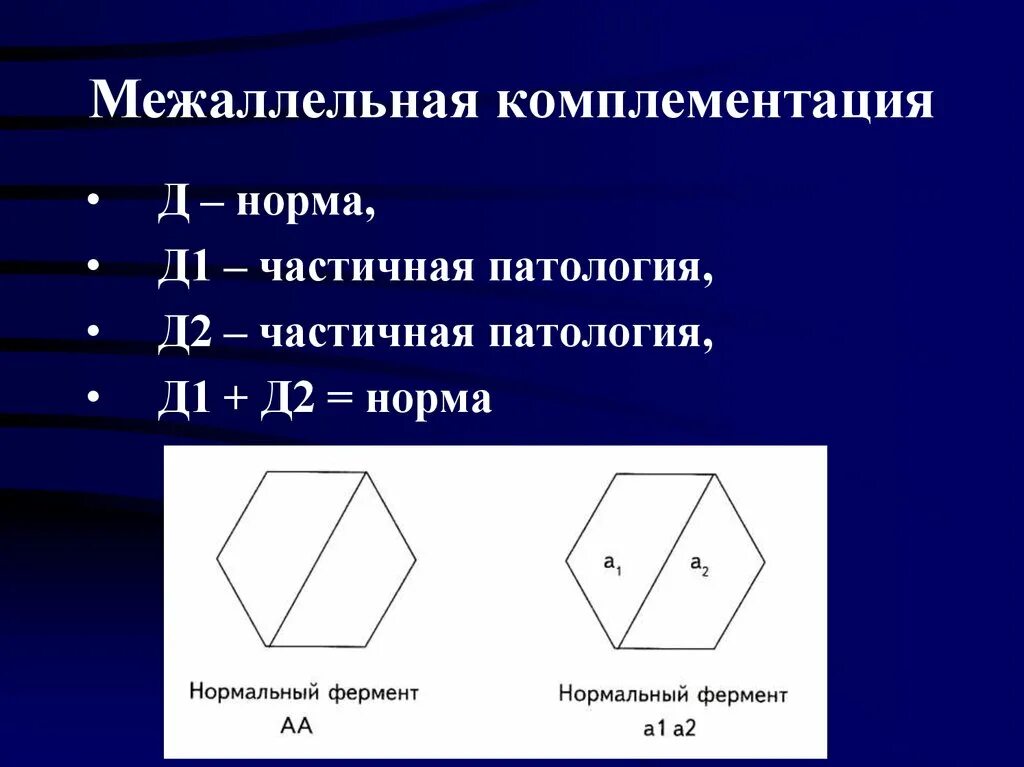 Комплементация это. Межаллельная комплементация. Межаллельная комплементация примеры. Межаллельная комплементация и аллельное исключение. Пример межаллельной комплементации у человека.