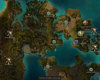 Guild wars карты