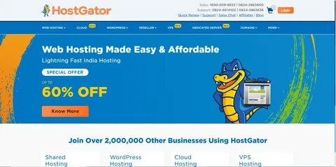 HostGator overview.