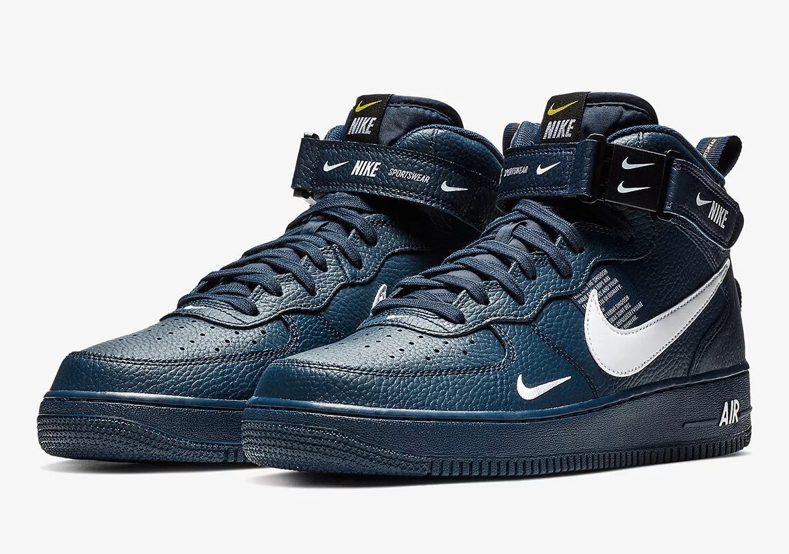 Nike Air Force 1 Mid 07 lv8 Utility. Air Force 1 07 Mid lv8. Найк АИР Форс 1 МИД. Nike Air Force 1 Mid '07 lv8 Blue.