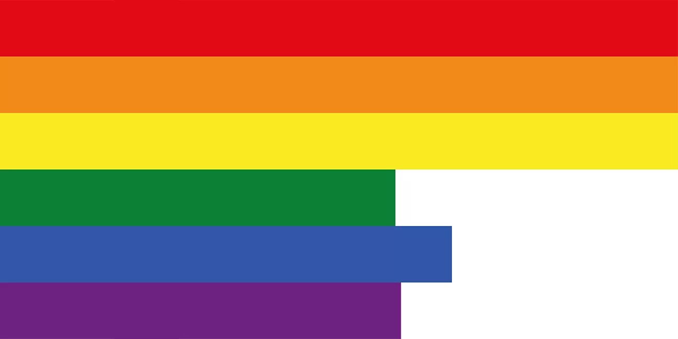 Флаг LGBTQ+ новый. POC Pride флаг. Красный оранжевый желтый зеленый синий фиолетовый флаг. Новый флаг Pride.