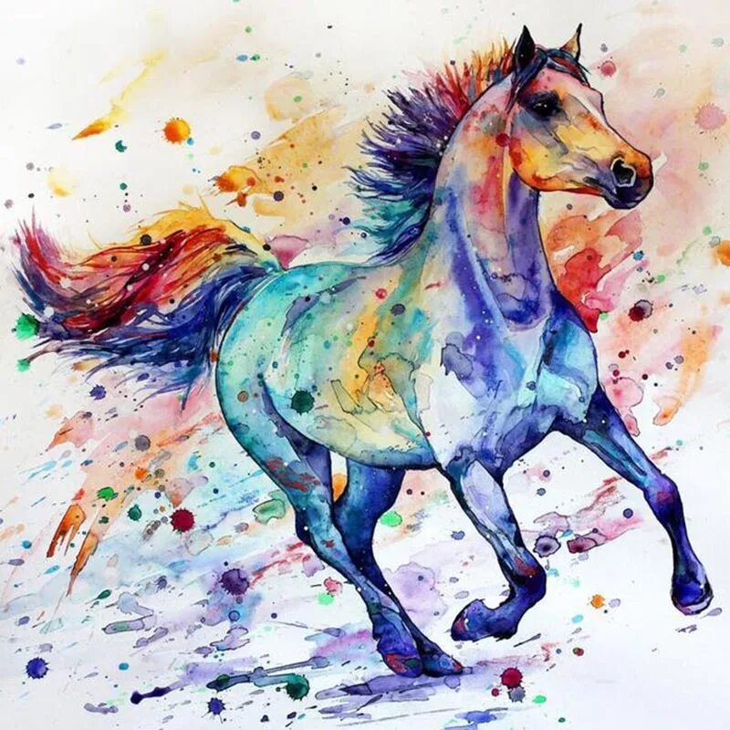 Лошадка акварель. Лошадь акварелью. Лошадь рисунок. Красивые рисунки акварелью.