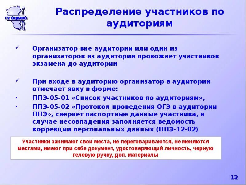 Тест для организаторов огэ. Организатор в аудитории ОГЭ. Коррекция персональных данных организаторов в аудитории на экзамене. Список участников экзамена в аудитории ППЭ. Кто распределяет организаторов в аудитории на ЕГЭ.