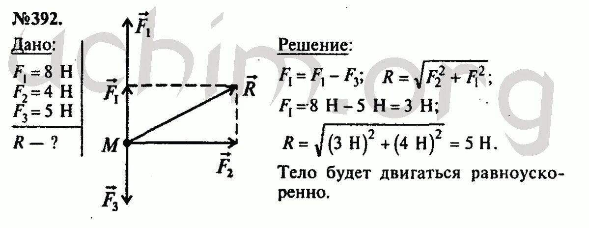 Определите равнодействующую трех. Задачи по физике 7 класс равнодействующая сил. Задачи по физике с решение на силу. Задача на нахождение равнодействующей силы. Задачи по физике 9 класс с решением.