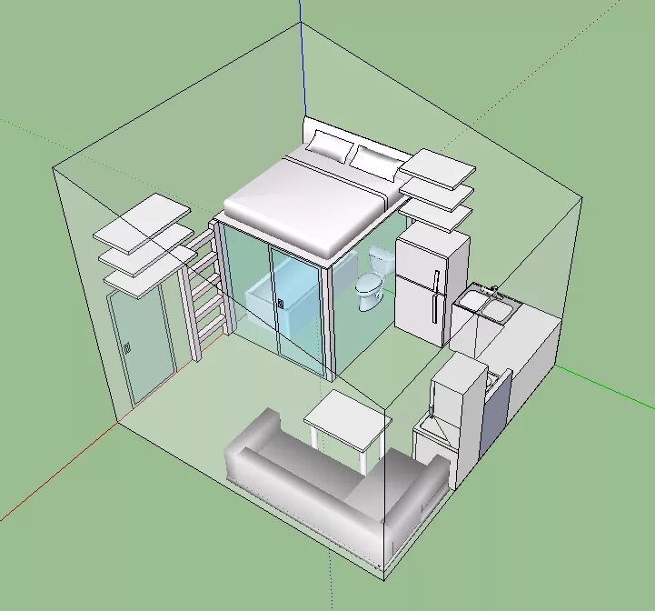 Микро-дом куб 4х4х4 проект. Микродом Diogene. Микро домик планировка. Микро дом проект.