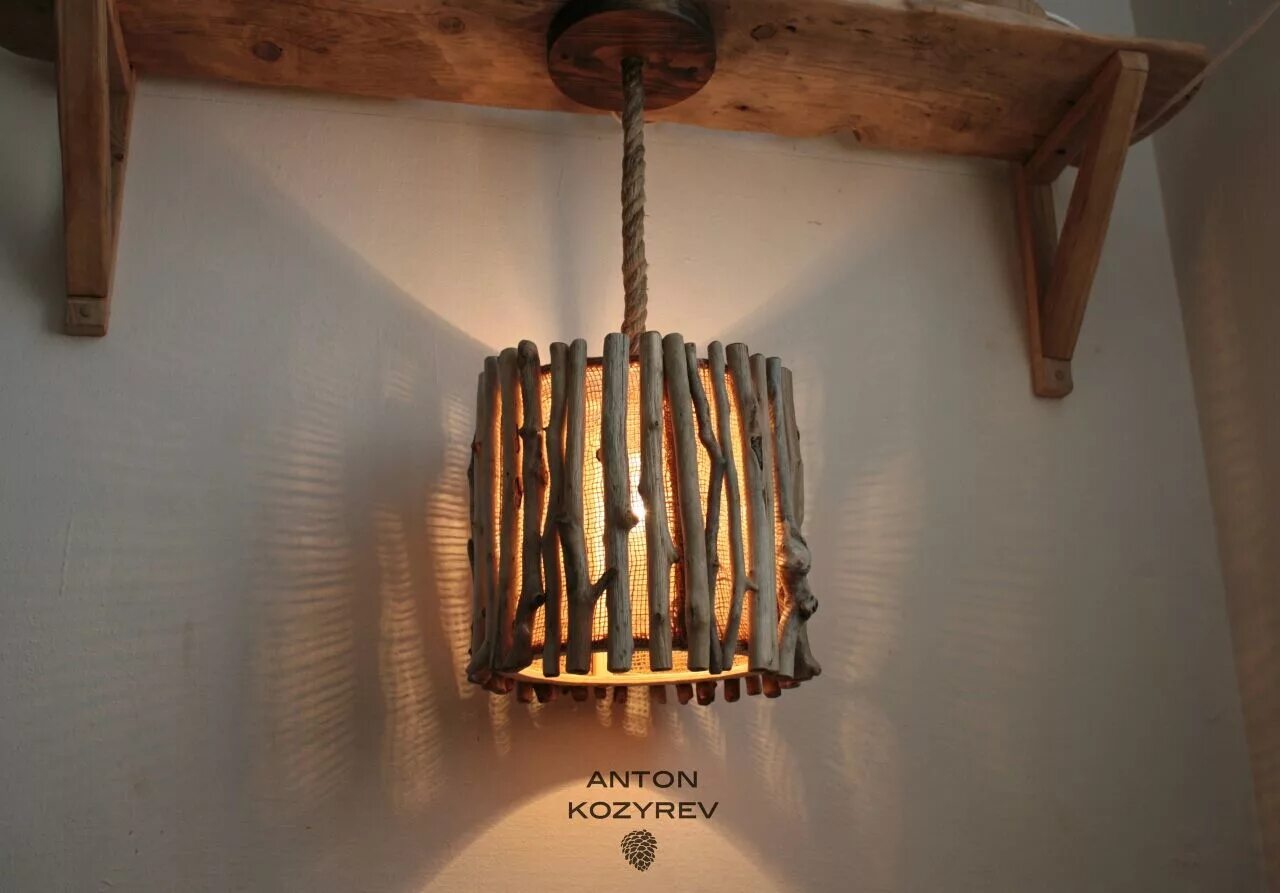 Pin de Brenda Batiz en muebles Luces de madera, Lamparas de techo madera, Lampar