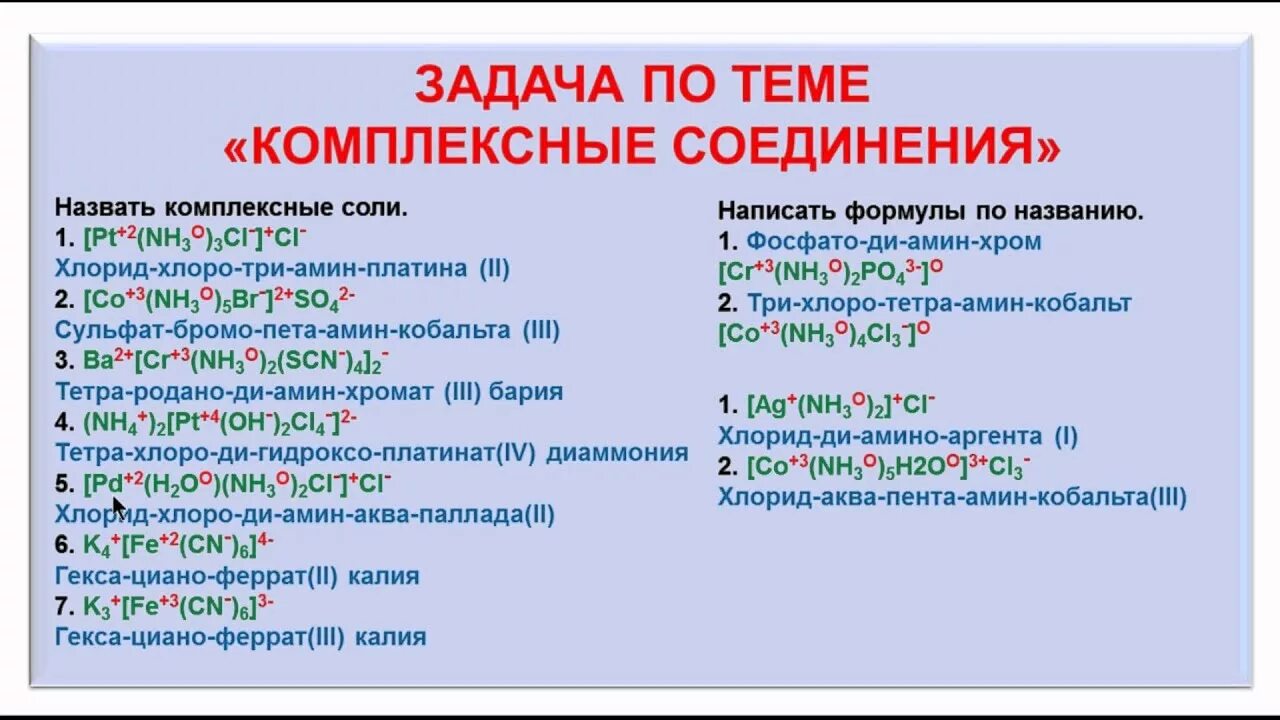 Комплексное соединение кислота