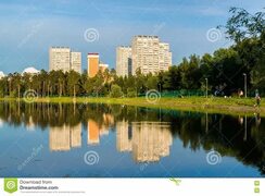 School Lake in Sunset Light in a Zelenograd District of Moscow, Russia Editorial Photo - Image of landscape, city: 81261471