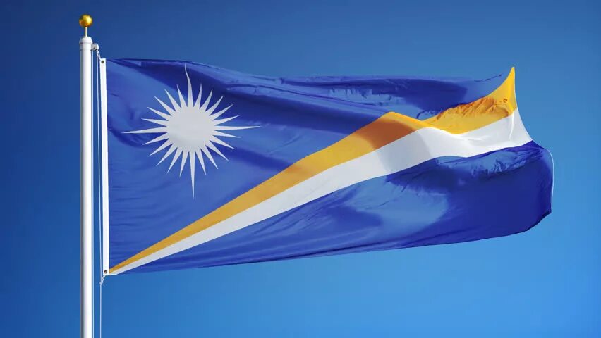 Маршаловские острова флаг. Республика Маршалловы острова флаг. Маршалловы флаг Маршалловы острова. Флаг Маршальской острове.