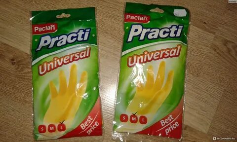 Перчатки резиновые paclan practi