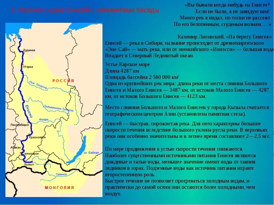 Исток реки Енисей на контурной карте. Куда впадает река Енисей. Географическое положение бассейн реки Енисей. Исток реки Енисей на карте.