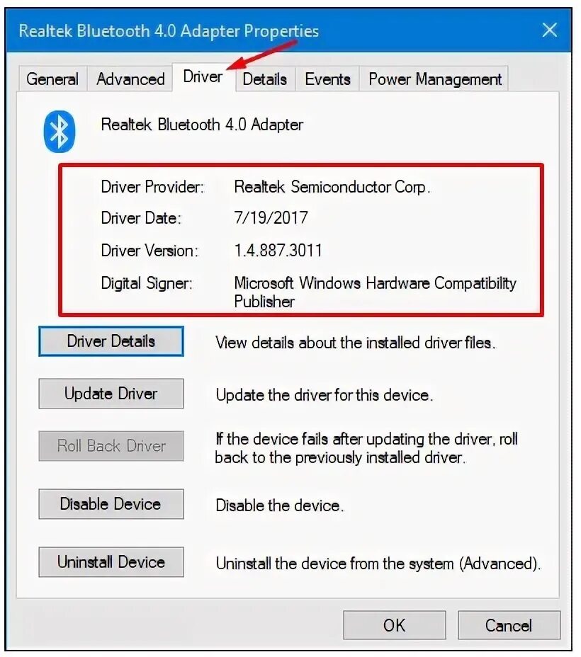 Realtek bluetooth adapter driver